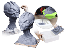 Cargar imagen en el visor de la galería, Chavant Alien Clay Gris