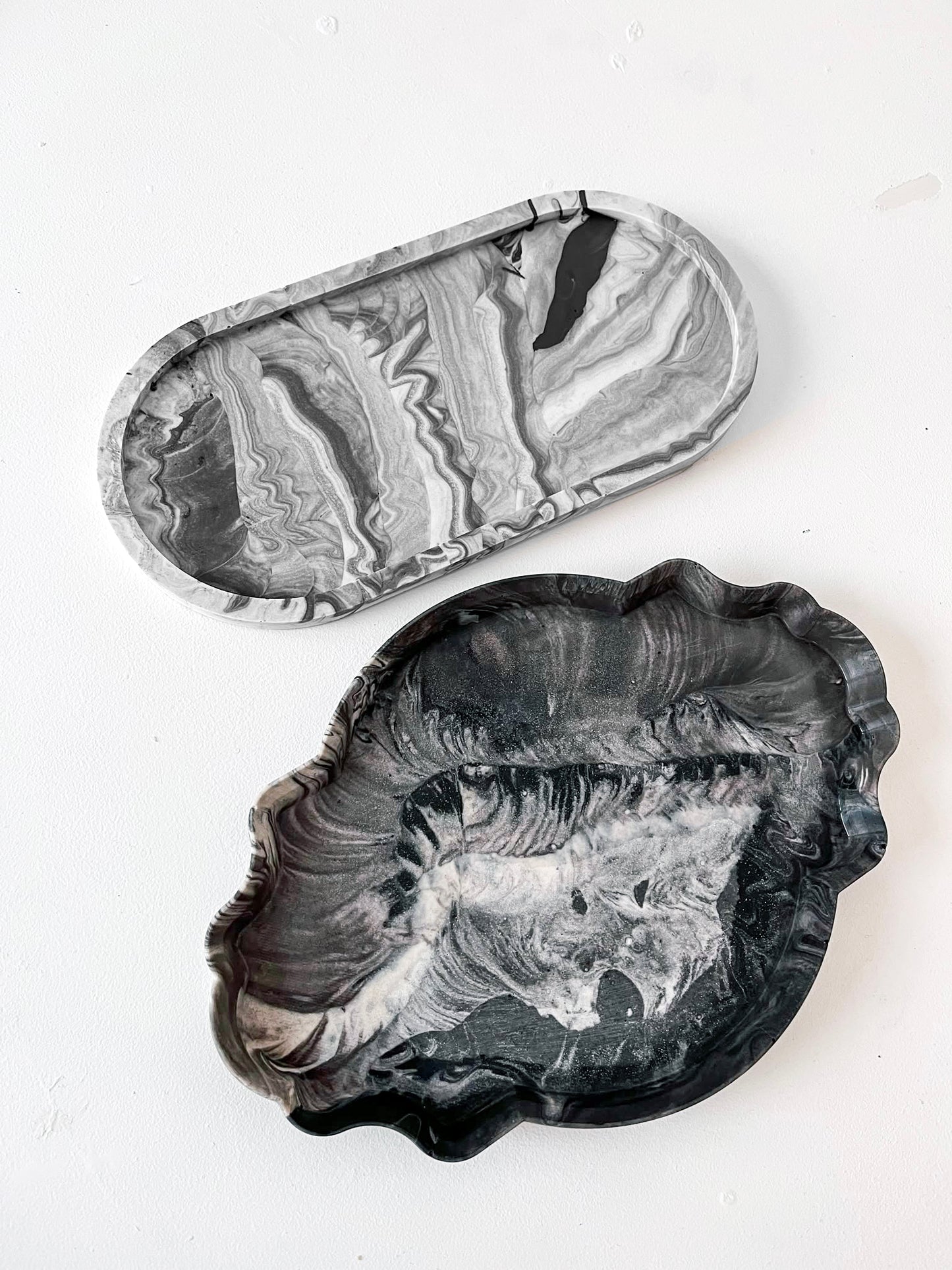 MOLDE DE SILICONA + RESINA ACRILICA A1® | marmolado