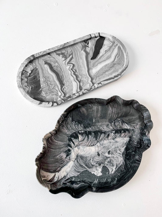 MOLDE DE SILICONA + RESINA ACRILICA A1® | marmolado