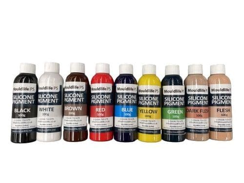 Pigmento silicona colores FX - PACK 9x 100gr