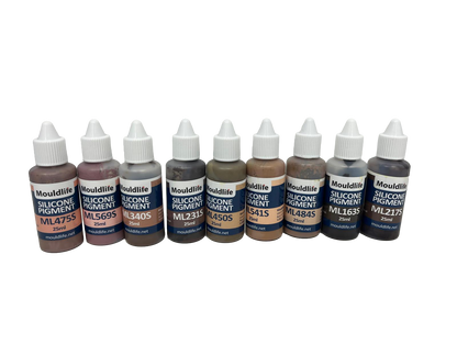 Pigmento silicona colores piel - PACK