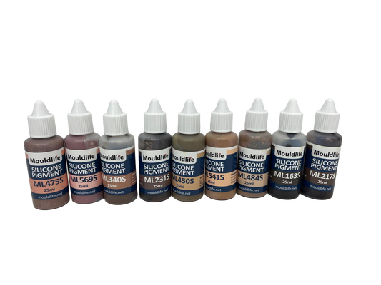Pigmento silicona colores piel - PACK